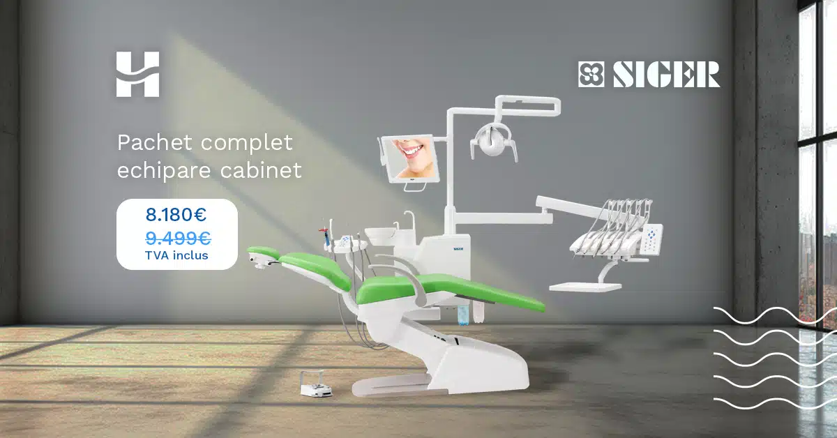 Halmadent-Siger-Pachet echipare completa-unit dentar-autoclav-compresor-piese de mana-sigilator-distilator