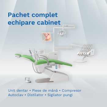 Halmadent-Siger-Pachet echipare completa cabinet-unit dentar-piese de mana-autoclav-compresor-distilator-sigilator