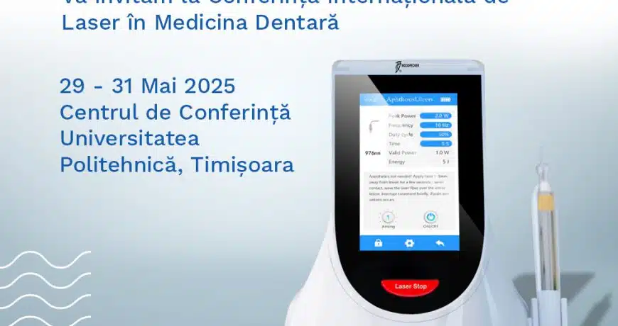 Postare SRLS Conferinta Internatinala de Laser in Medicina Dentara 2025