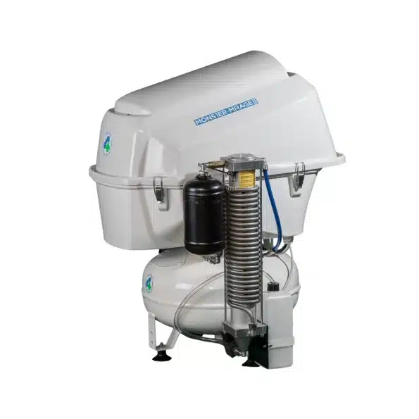 Compresor 4Tek MIRAGE 130E Monster, cu carcasa de insonorizare si uscator de aer
